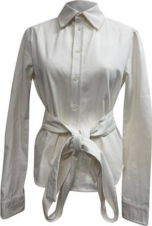 Loewe Belted Button Shirt (Authentic Pre-Loved)