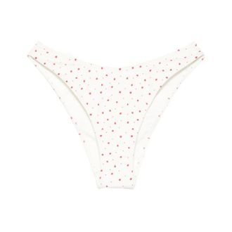 Frankies Bikinis Bikinis, female, White, Size: XS Strawberry-print Bikini Bottoms