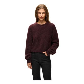 Gestuz Alpha GZ Roundneck - Dames - Ronde hals truien - Paars - M - Truien & Vesten
