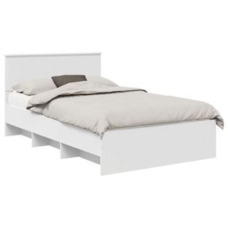 vidaXL Estructura De Cama 120 X 123 Cm Madera De Ingenier&iacute;a Vidaxl