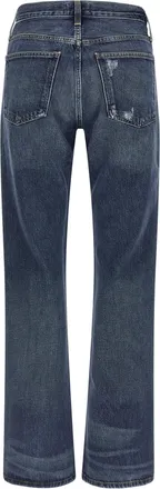 A Gold E Kick Boot Jeans - Navy