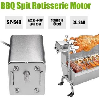 OEM Moteur Rotatif Barbecue Gril Acier Inoxydable - Agneau R&ocirc;ti Gigot Entier Ac 220240v - 15w