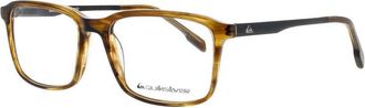 Quiksilver Unisex Black Rectangular Eyeglass Frames QS2007BRNBLK53
