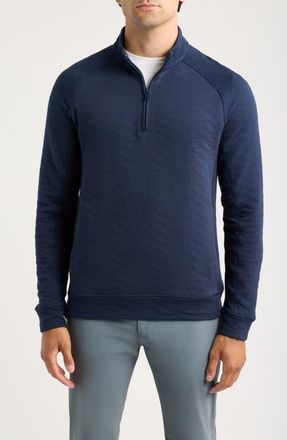 G/Fore Dunes Quilted Quarter-Zip Pullover in Twilight at Nordstrom, Size Xx-Large