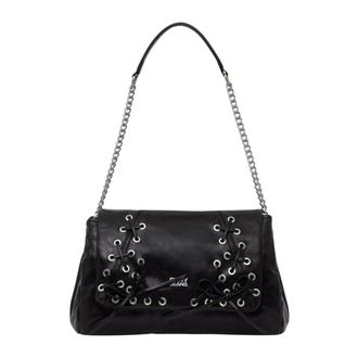 DKNY Dkny, Dames, Tassen, Zwart, Maat: ONE Size Leer