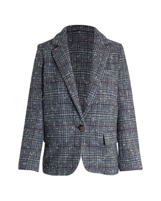 Isabel Marant Isabel Marant &Eacute;toile Kice Gekruist Boucl&eacute; Blazer In Lichtblauwe Wol