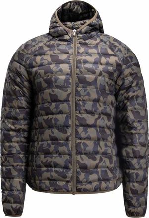 Jott Nico Hooded Puffer Jacket - Heren - Gewatteerde jassen - Groen - L - Leer - Jassen