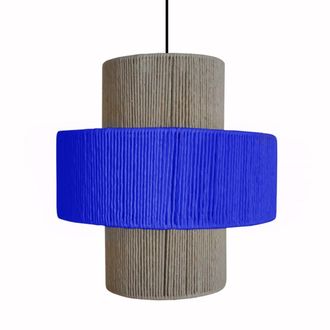 Tosel Suspensi&oacute;n metal Alt.90cm negro ;Pantalla: azul