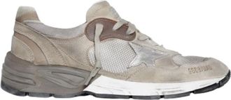 Golden Goose Running Dad - Heren - Sneakers - Beige - 44 EU - Katoen - Schoenen