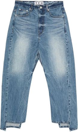 YCH Jeans con orlo asimmetrico - Blu