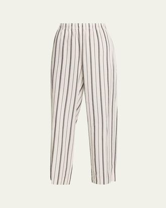 Vince Resort Stripe Wide-Leg Pants