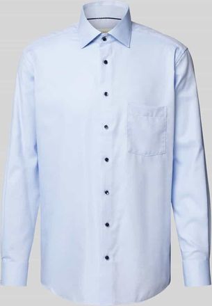 Eterna Modern Fit Business-Hemd mit Kentkragen in Hellgrau, Größe 44