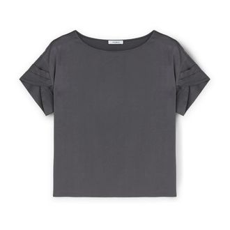 Motivi Blusa con maniche a petalo - - Blouses & Shirts - Donna - Grigio - S