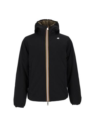 K-Way Jack St Warm Double Corto Padded Quilted Jacket - Black
