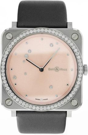 Bell & Ross Quartz Ladies Watch BRS-EP-ST-LGD/SCR-SAT