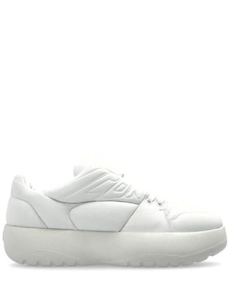 Dsquared2 Puffer sneakers - women - Goat Skin/Calf Leather/Polyester/Elastane/Polyethylene vinyl acetate (PEVA) - 37 - White