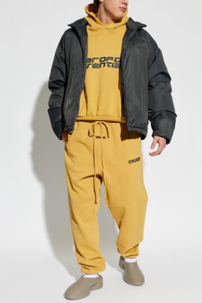 Fear of God Down Jacket With Logo, Mens, Grey