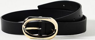 Anine Bing Signature Link Oval Buckle Belt