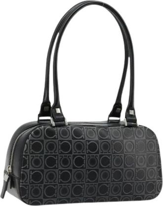 Ferragamo Pre-owned Handbags, female, Black, Size: ONE SIZE Pre-owned Hand Bag