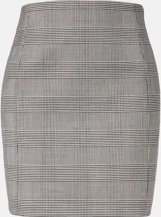 Balmain Minigonna in misto lana pied-de-poule