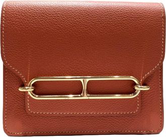 Herm&egrave;s Potiron Chevre Myzore Leather Wallet (Bi-Fold) (Pre-Owned)