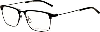 Porsche Design Mens 55 mm Black Opticals