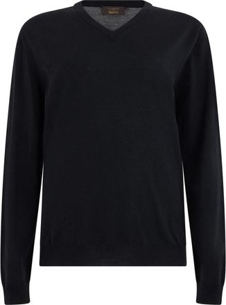 Slowear Maglione con scollo a V - - Knitwear - Uomo - Blu - 2XL