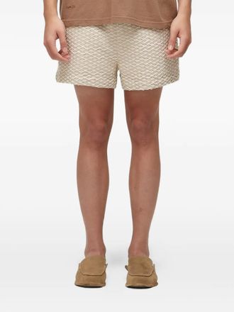 Osklen Shorts met trekkoord - Beige
