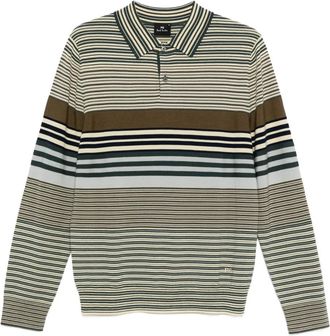 Paul Smith Camicia a righe a maniche lunghe - Verde