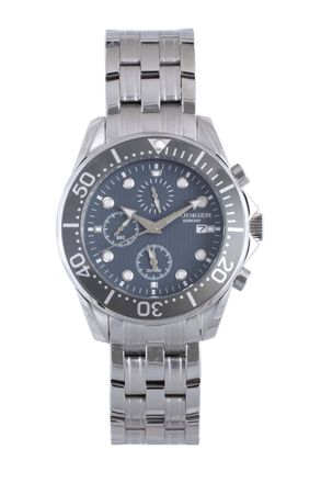 Rüdiger mens chemnitz grey watch - Silver Stainless Steel - One Size