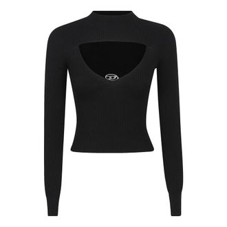 Diesel Truien & Vesten, Dames, Zwart, S, Wol, M-Olina Knit Sweater