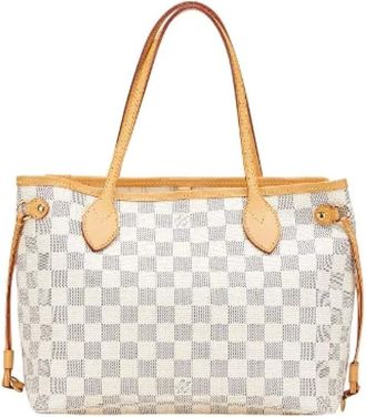 Louis Vuitton Pre-owned Shoulder Bags, female, White, Size: ONE SIZE Pre-owned Canvas shoulder-bags
