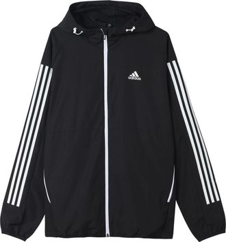 adidas Must Haves 3-Stripes Windbreaker - Black GF3962