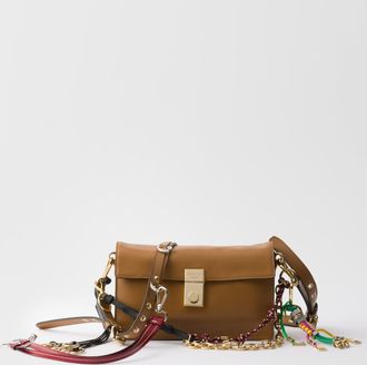 Prada Soft Sound small leather shoulder bag with charms