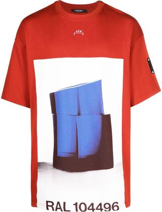 A-Cold-Wall* graphic-print short-sleeve T-shirt - men - Cotton - L - Red