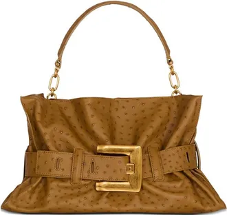 Balmain Medium Anthem Belt-detail Shoulder Bag