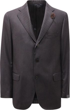 Lardini Wollen Pak Gemaakt in Itali&euml; - Heren - Blazers - Blauw - XL - Wol - Jassen
