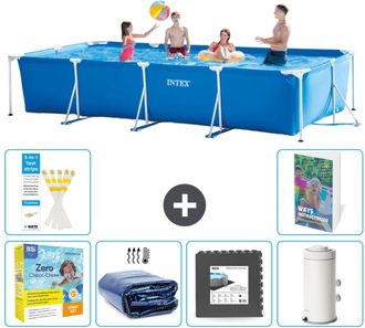 Intex Piscina Con Estructura Rectangular - 450x220x84 Cm - 7-piezas S111