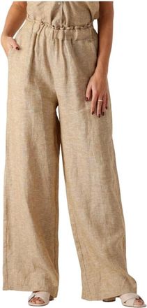 Nukus Nukus, Broeken, Dames, Bruin, S, Melange Debb Broeken Bruin Dames