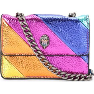 Kurt Geiger Micro Kensington Faux Leather Crossbody Bag in Mult/other at Nordstrom Rack