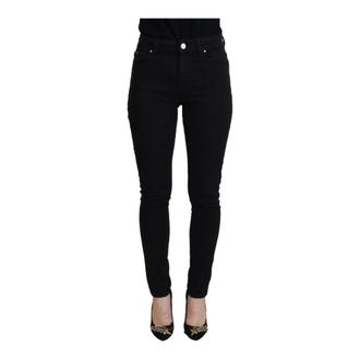 Dolce & Gabbana Dames, Jeans, Zwart, Maat: XS Denim