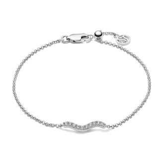 Sif Jakobs Jewellery Accessoires, Dames, Grijs, ONE Size, Ellera Waves Armband