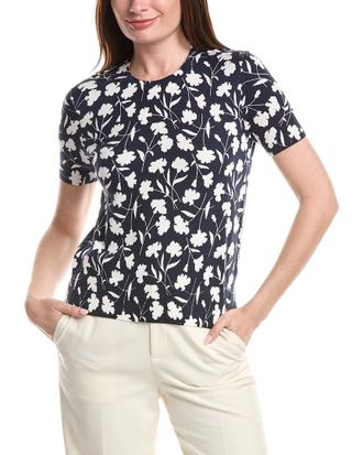 Brooks Brothers Print Crewneck Shell