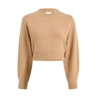 Khaite Jersey de cuello redondo - Knitwear - Mujer - Beige - M