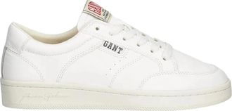 GANT Prepla Sneakers - Dames - Sneakers - Wit - 41 EU - Leer - Schoenen