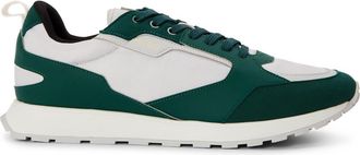 HUGO BOSS Hugo Mens Runn Pumf N 10266583 01 Low Top Trainers in Open Green - Size UK 11