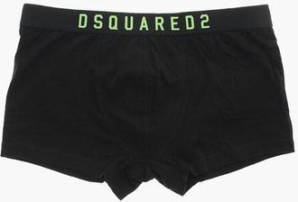 Dsquared2 Solid-Color Boxer With Fluorescent Logo size L