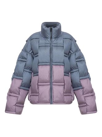 RAXXY two-toned puffer jacket - Blue