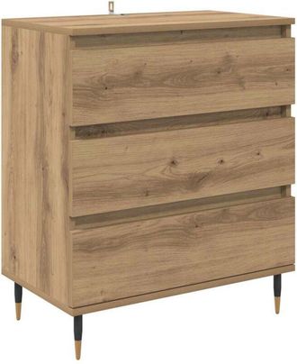 vidaXL Vitrina Roble Artesanal 60 X 35 X 70 Cm Madera Contrachapada Vidaxl