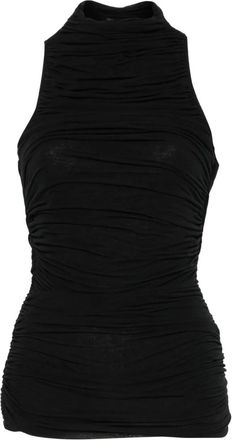 Amen Top a collo alto - Nero